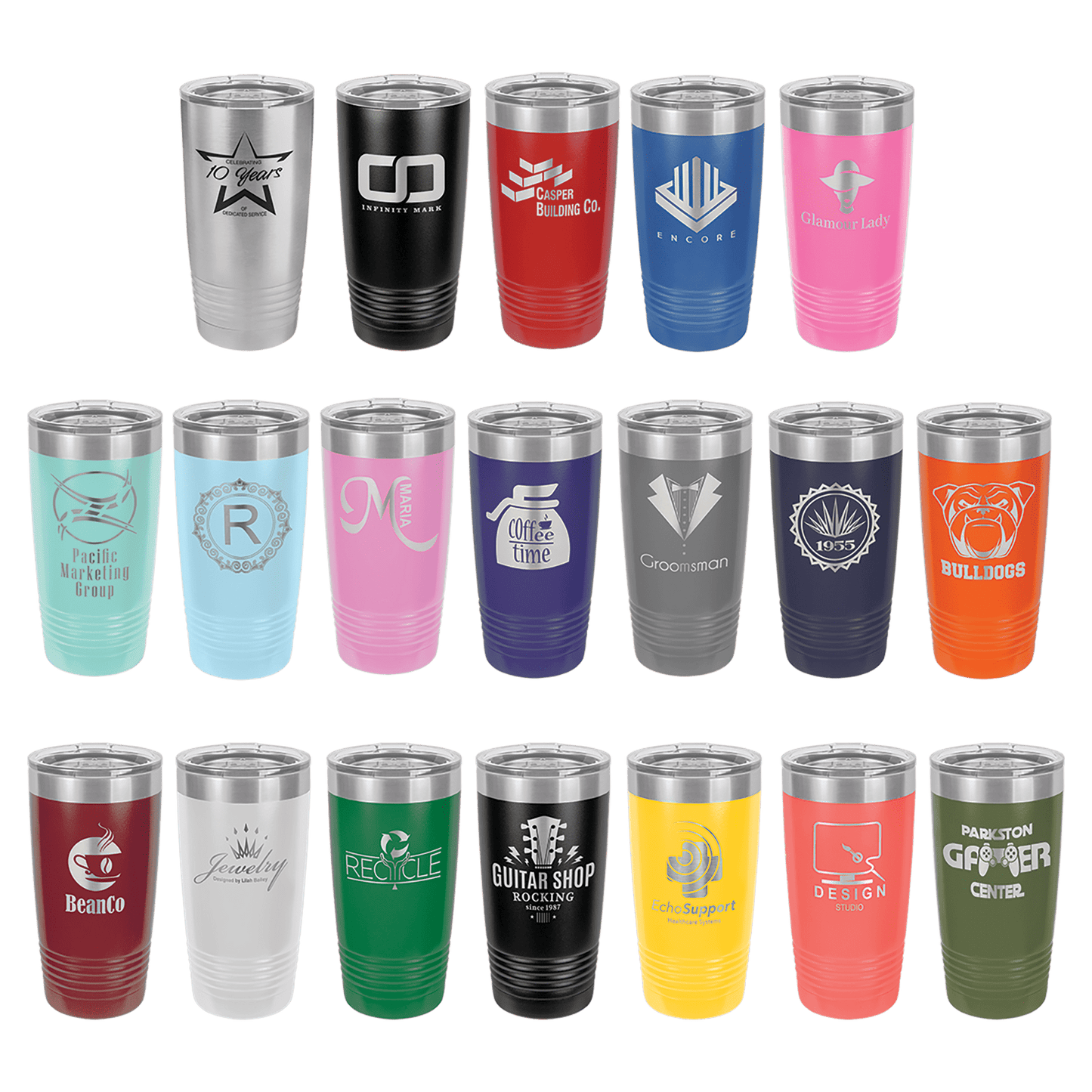Custom Branded 20 oz Insulated Tumbler