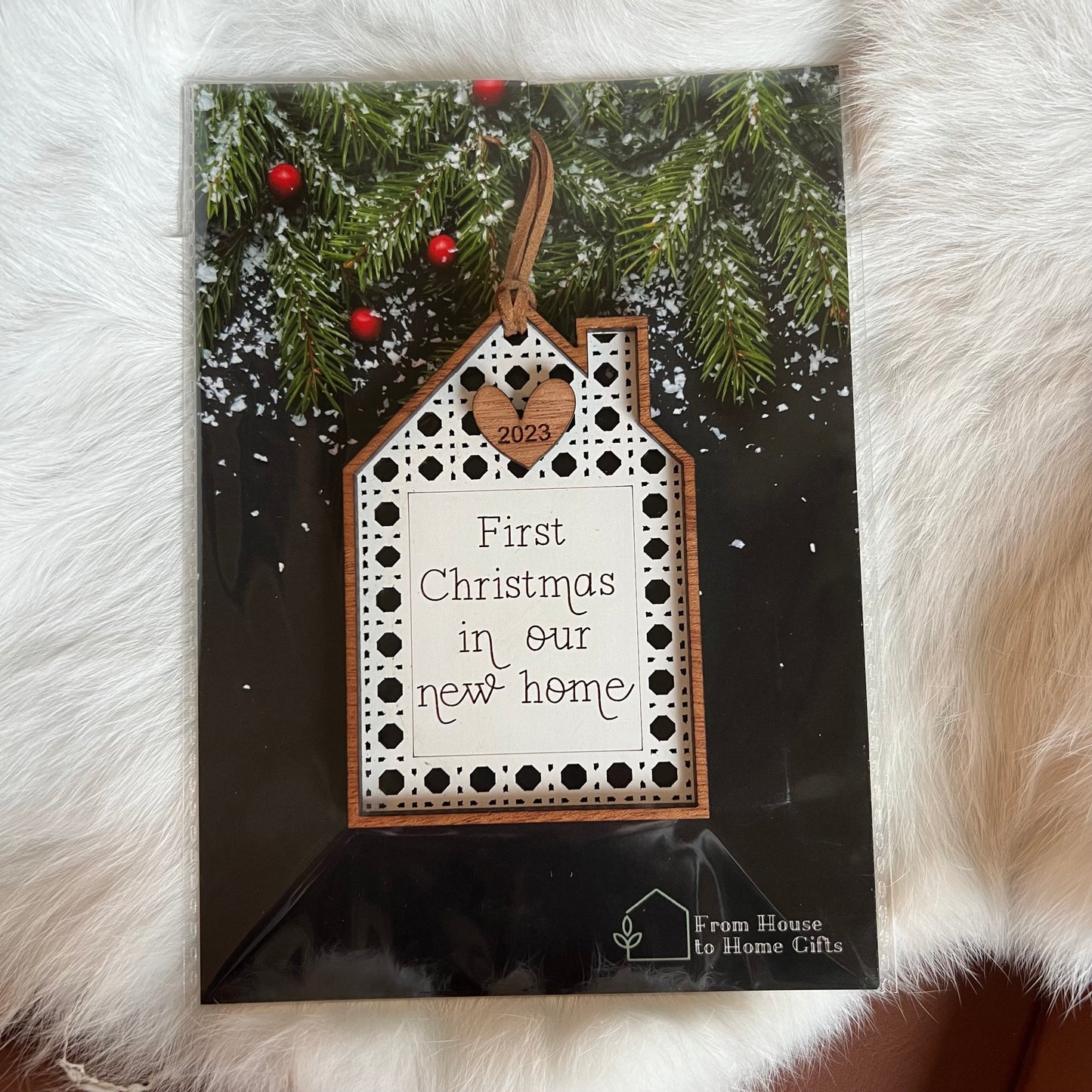 Christmas Ornaments-House First Christmas in our/my New Home