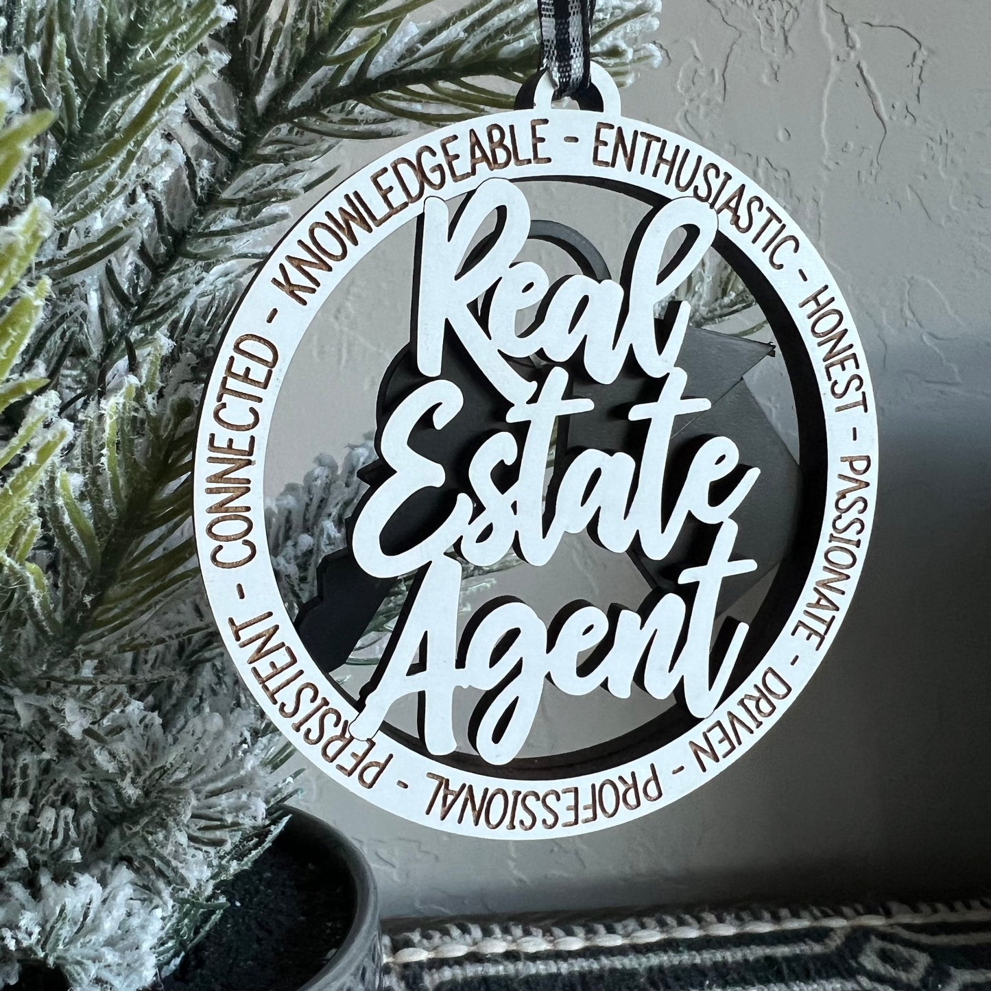 Christmas Ornament-Real Estate Agent