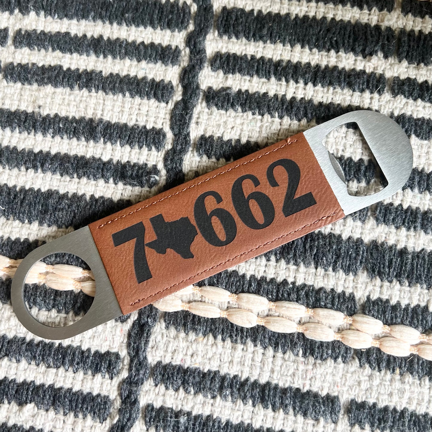 Leatherette Bottle Opener