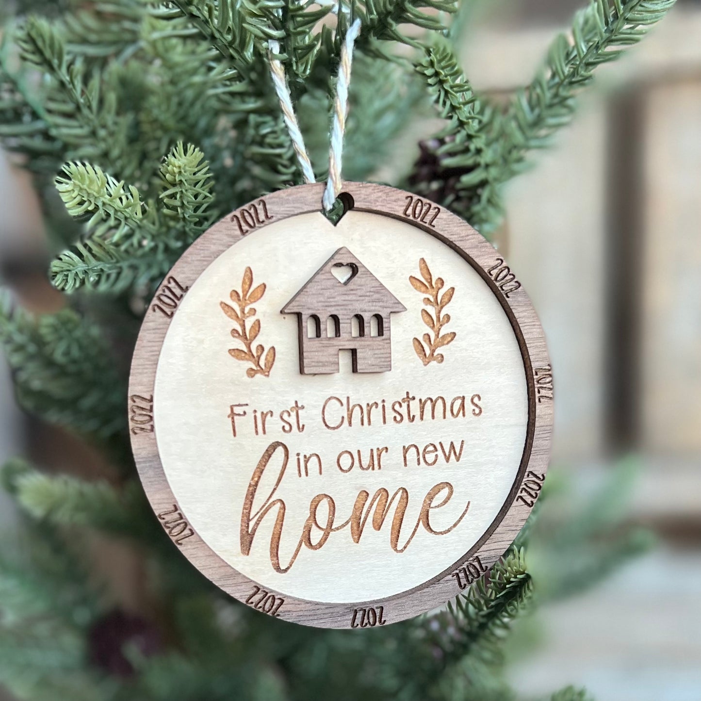 Christmas Ornament-Our First Christmas in our new home