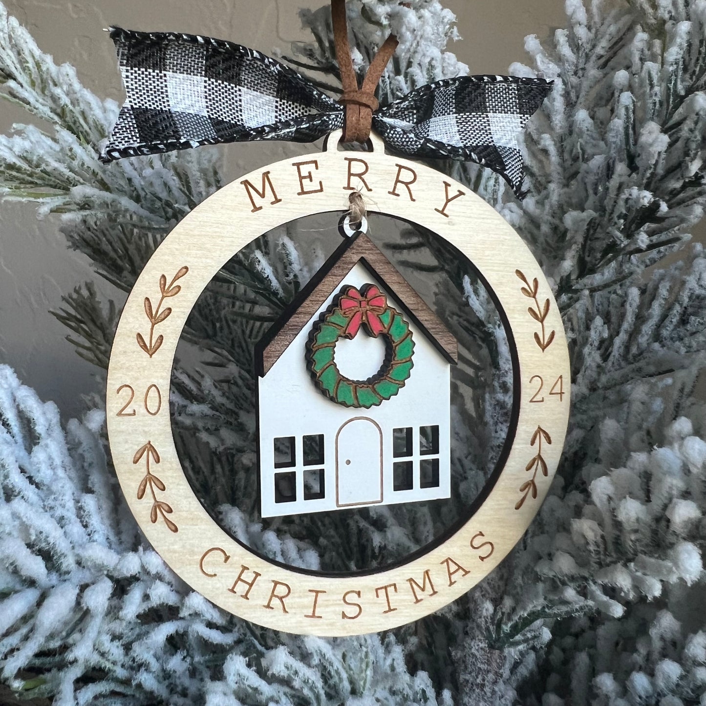 Christmas Ornament-House Dangle