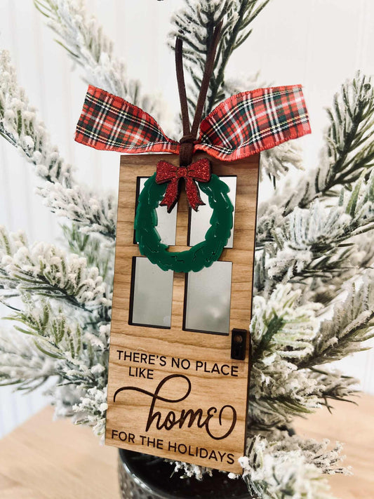 Christmas Ornament-Home for the Holidays Door