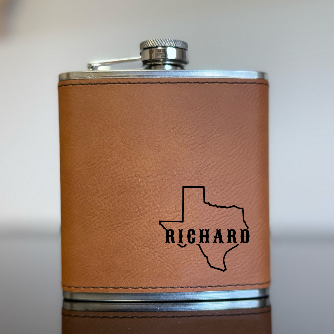 Leatherette Flask