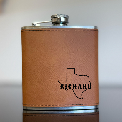 Leatherette Flask