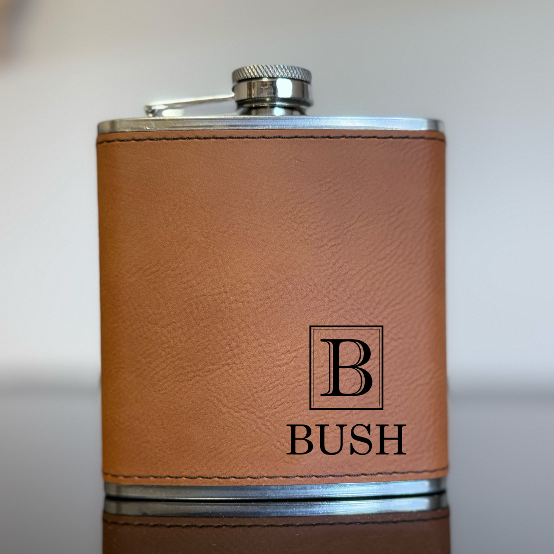 Leatherette Flask