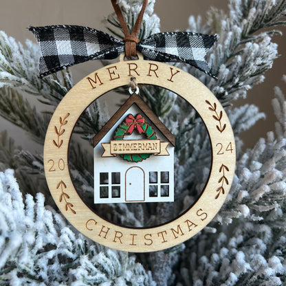 Christmas Ornament-House Dangle