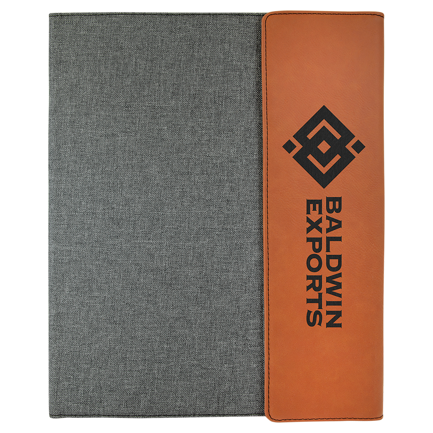 Leatherette / Canvas Portfolio with Notepad