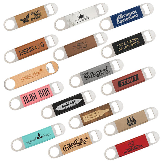 Custom Logo Leatherette Bottle Opener