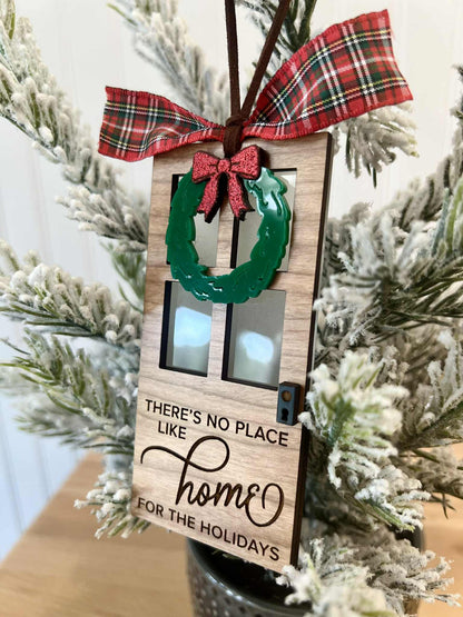 Christmas Ornament-Home for the Holidays Door