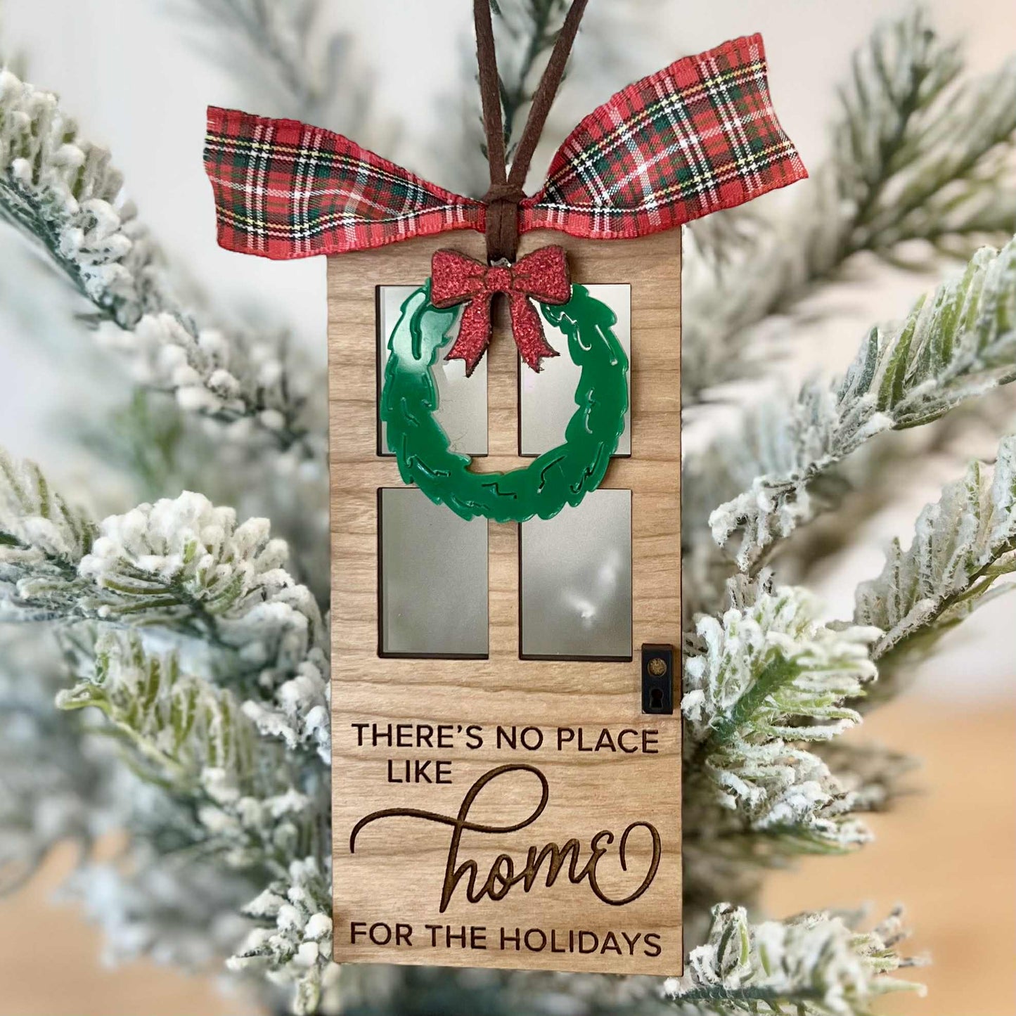 Christmas Ornament-Home for the Holidays Door