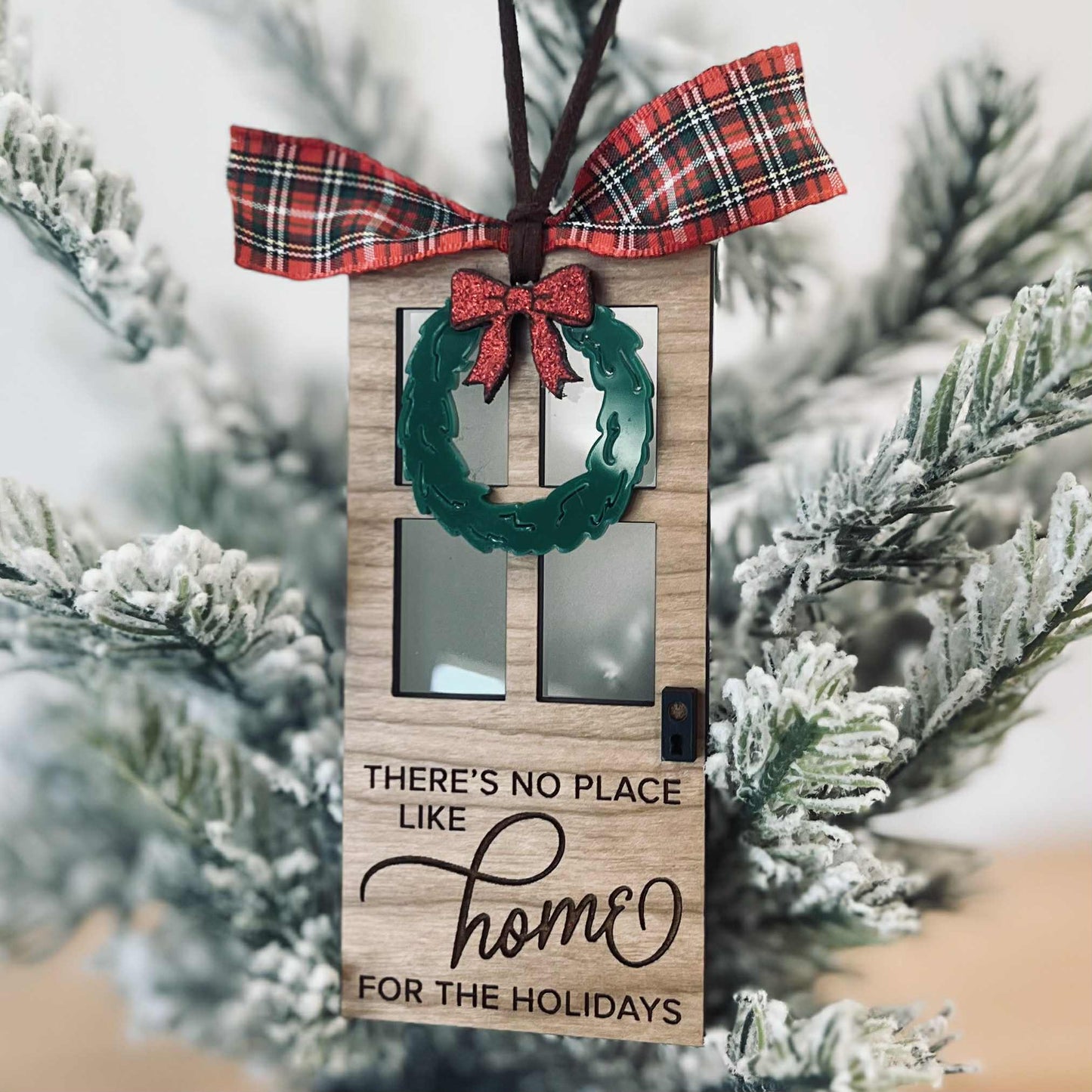 Christmas Ornament-Home for the Holidays Door