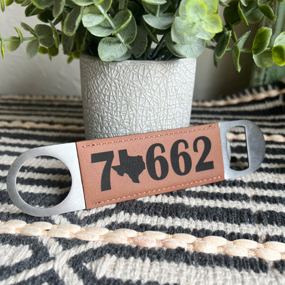 Leather Bottle Opener