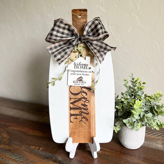 BULK ORDER (qty. 5 or more) Acacia Wood and White Marble Serving Board