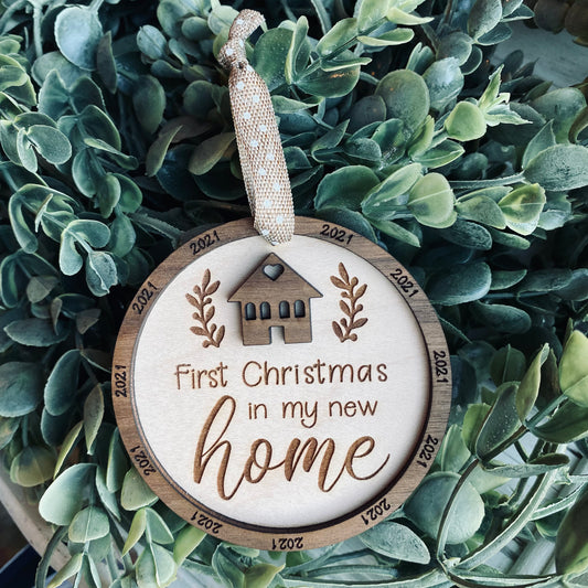 Christmas Ornament-First Christmas in My New Home